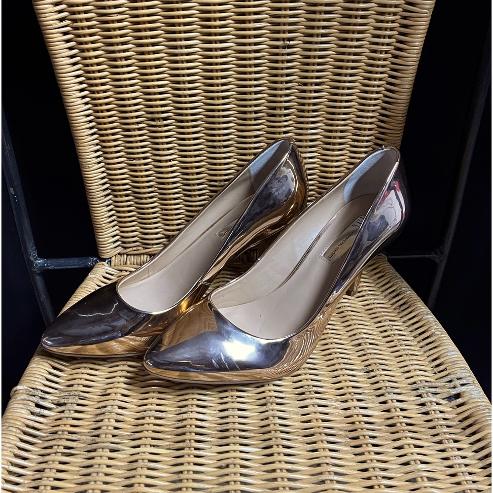 INC International Concepts Beautiful Light Copper Heels 9 med.